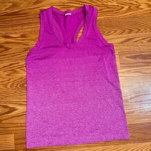 Athleta Magenta Ombre Racerback Tank Top